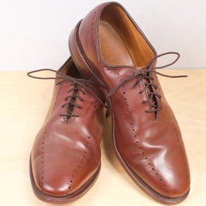 [SOLD]Allen Edmonds 8.5 D Men's Shoe 🇺🇸 Hastings Perforated Wholecut Chili EUC